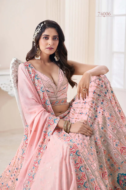 Volume 48 Designer Occasion Wear Lehenga D.No 74006 - Anant Exports