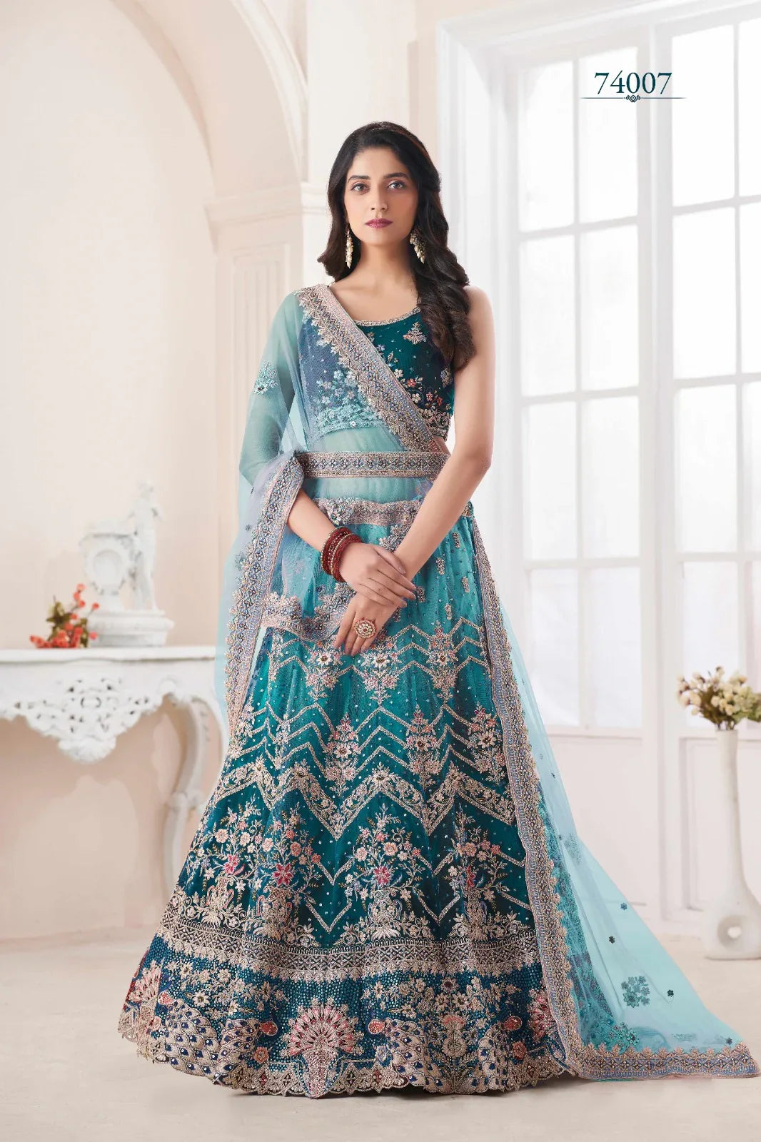 Volume 48 Designer Occasion Wear Lehenga D.No 74007 - Anant Exports