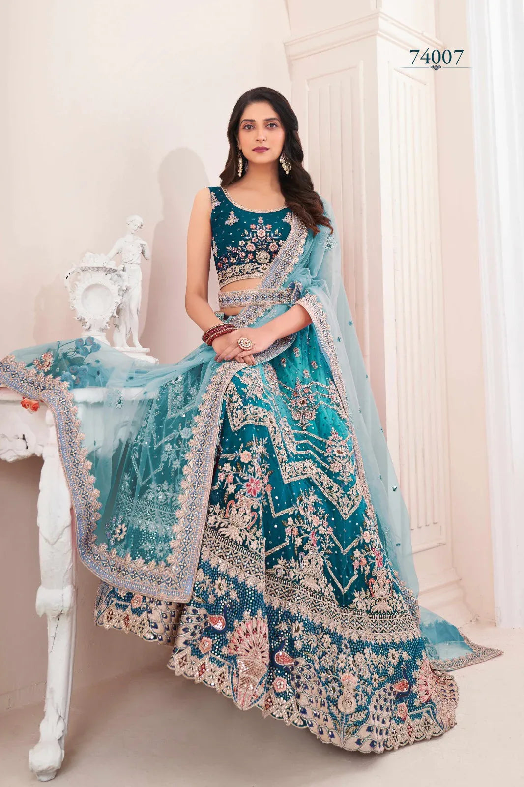 Volume 48 Designer Occasion Wear Lehenga D.No 74007 - Anant Exports