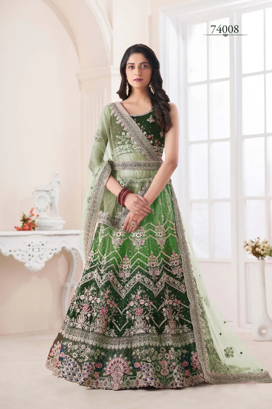 Volume 48 Designer Occasion Wear Lehenga D.No 74008 - Anant Exports