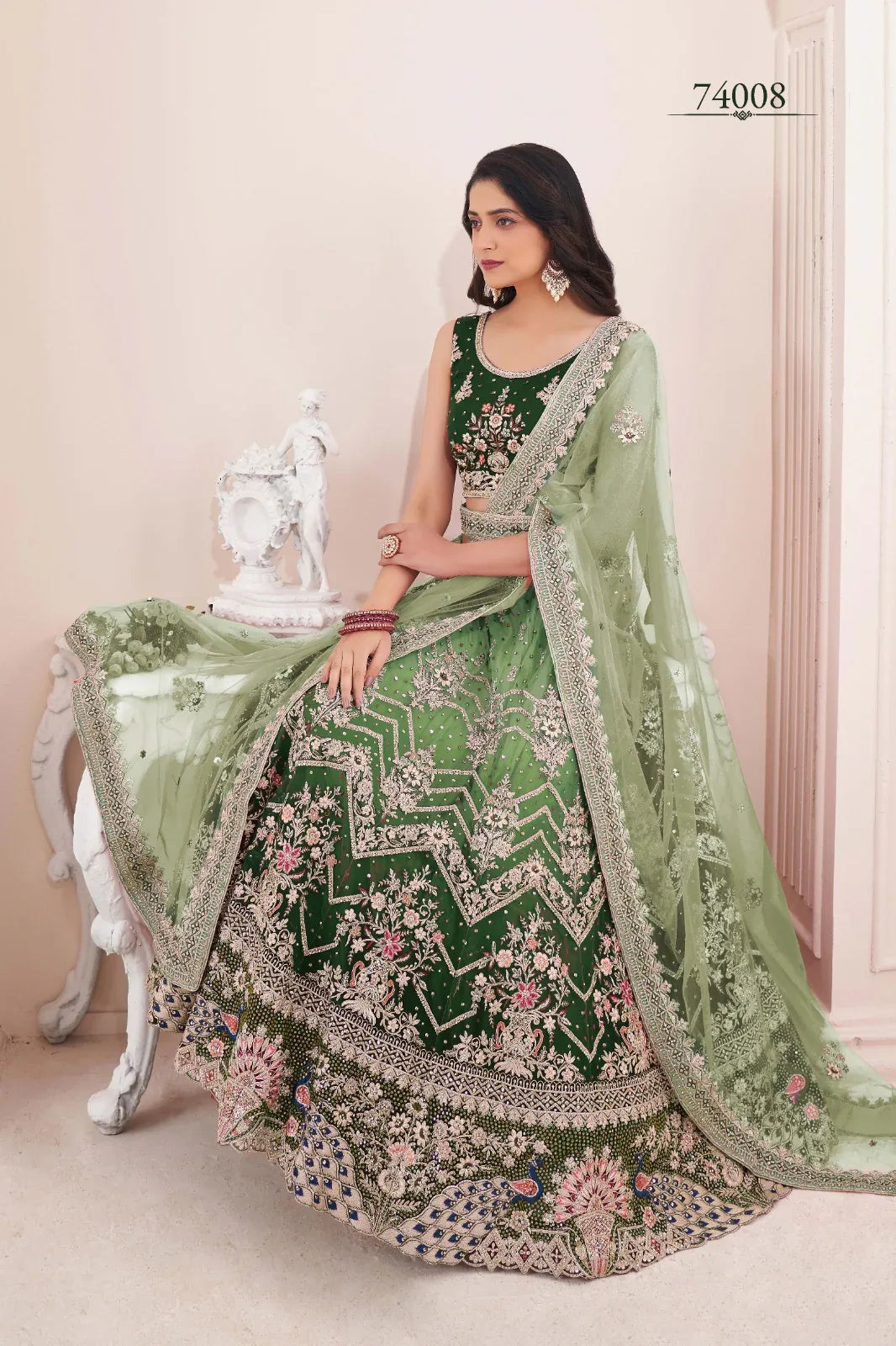 Volume 48 Designer Occasion Wear Lehenga D.No 74008 - Anant Exports