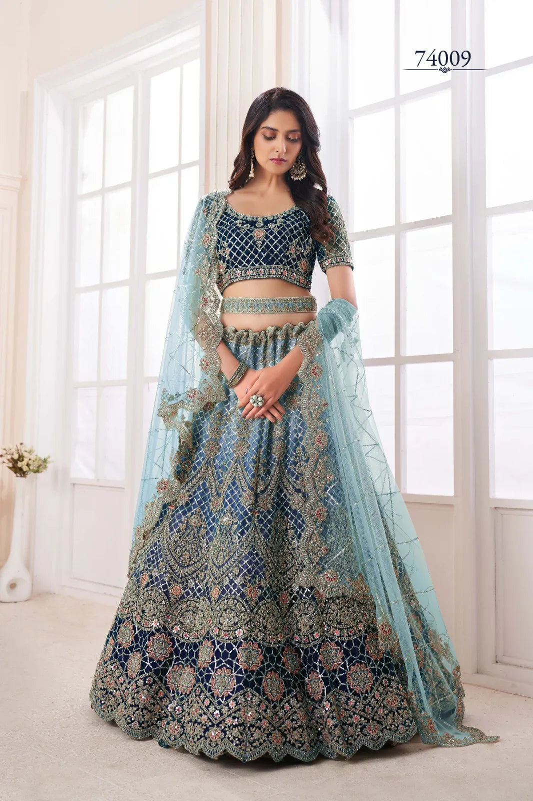 Volume 48 Designer Occasion Wear Lehenga D.No 74009 - Anant Exports