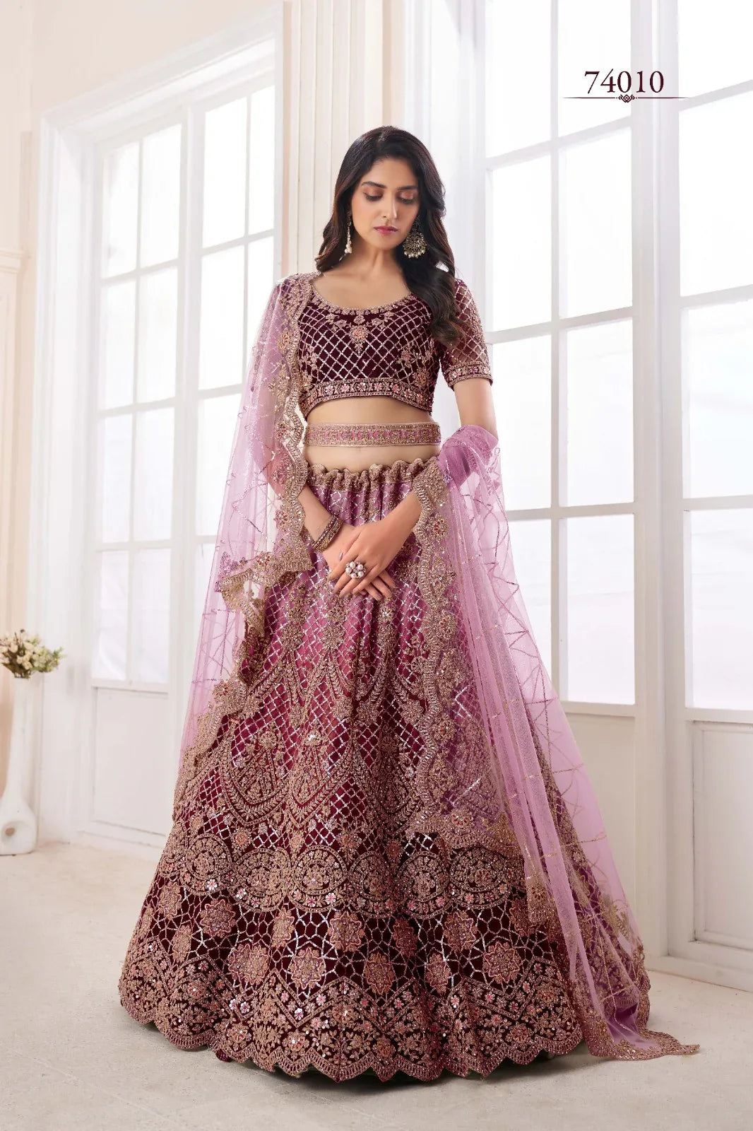Volume 48 Designer Occasion Wear Lehenga D.No 74010 - Anant Exports