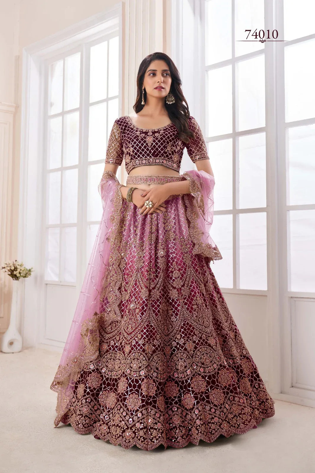 Volume 48 Designer Occasion Wear Lehenga D.No 74010 - Anant Exports