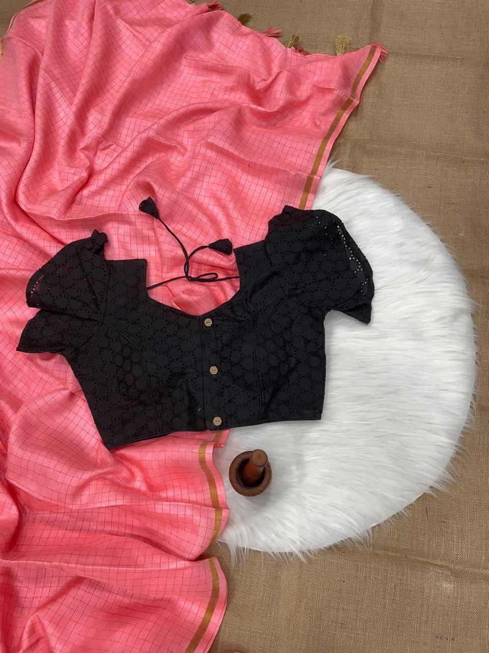 Hk1 Chinon Crush Blouse - Anant Exports