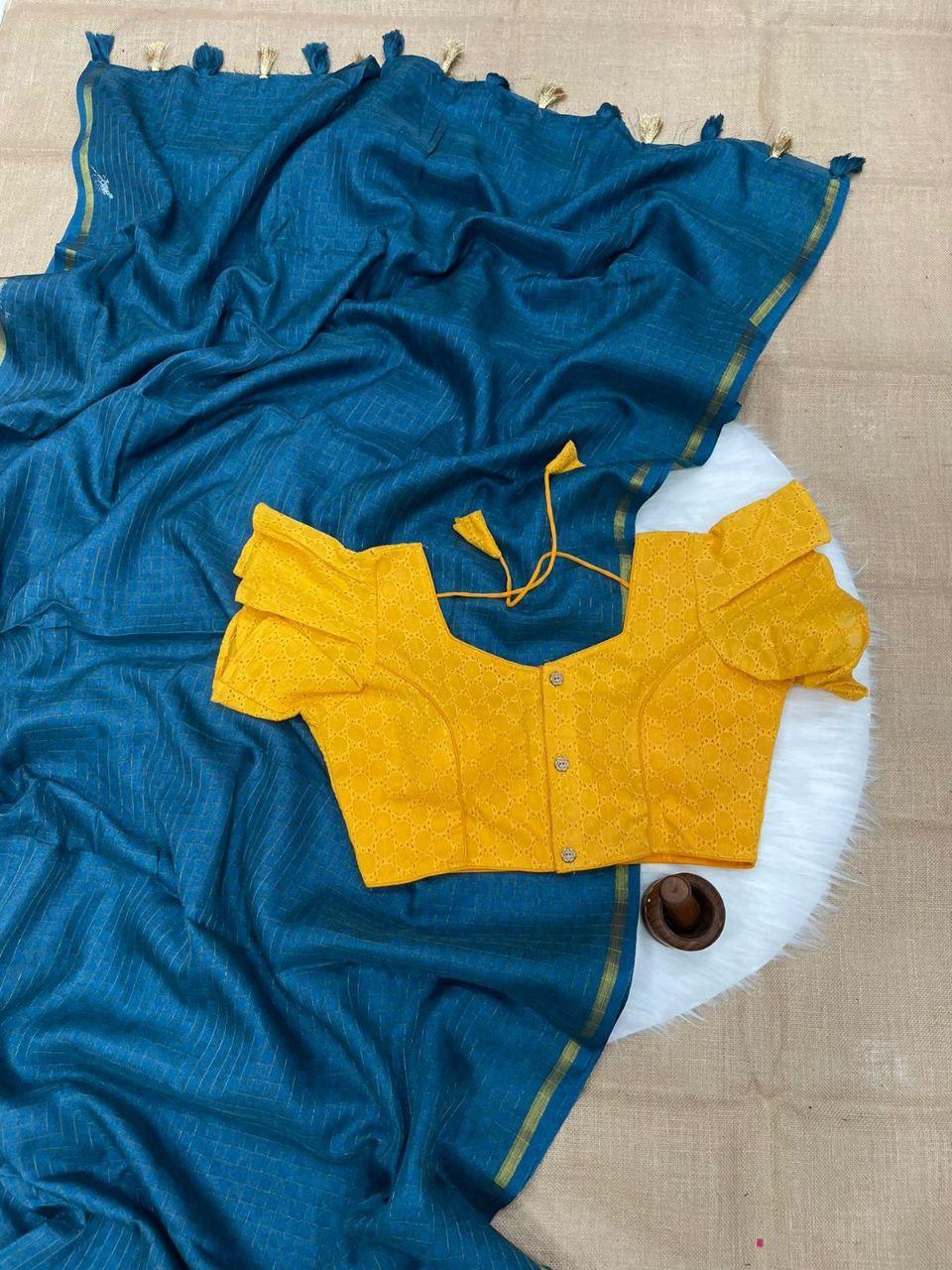 Hk1 Chinon Crush Blouse - Anant Exports