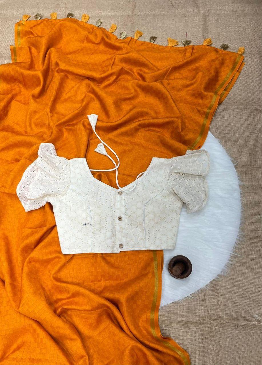 Hk1 Chinon Crush Blouse - Anant Exports