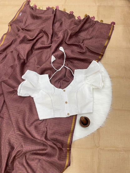 Hk1 Chinon Crush Blouse - Anant Exports