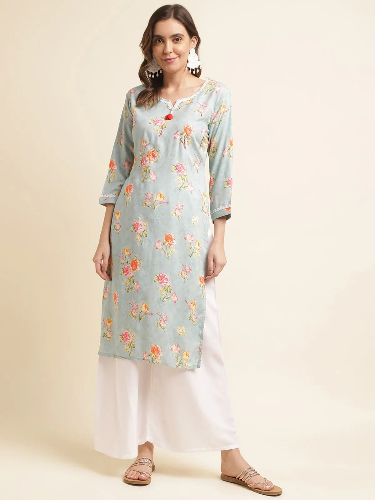 PRASUTI VOL 03 FESTIVE WEAR KURTI D.NO. K1930 - Anant Exports