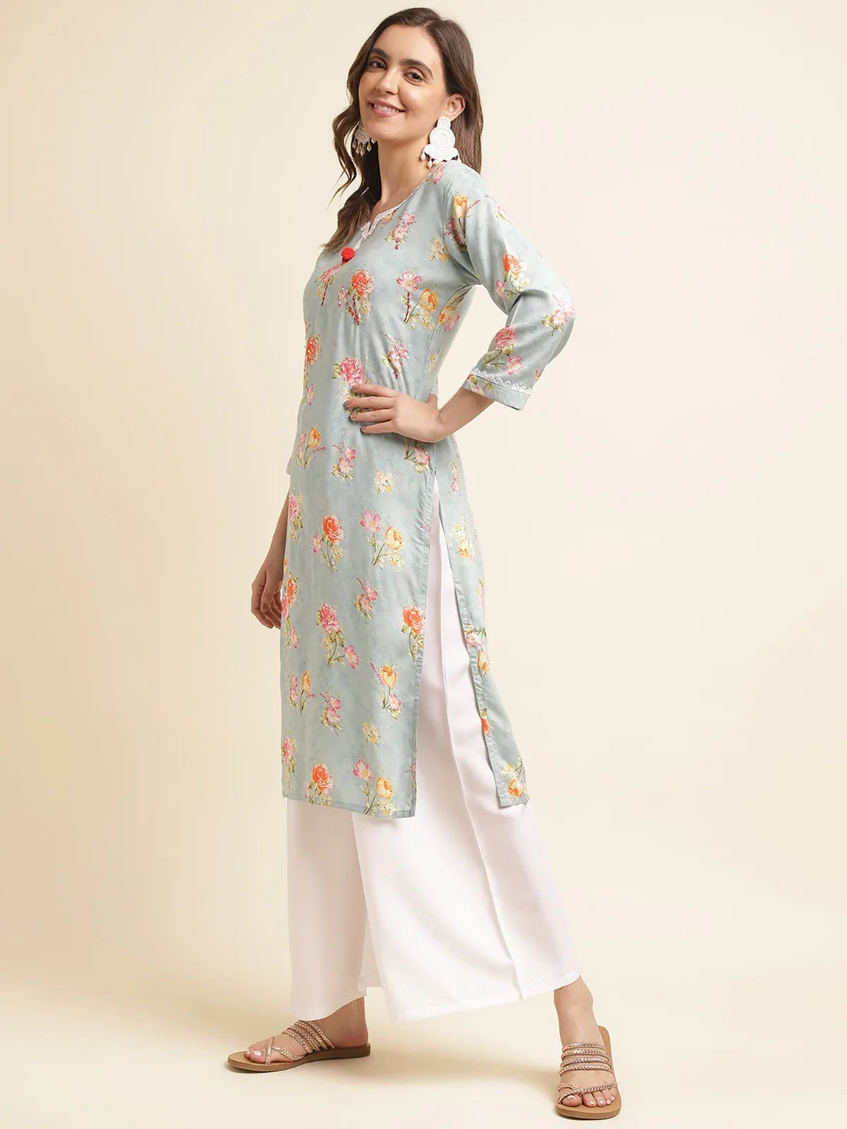 PRASUTI VOL 03 FESTIVE WEAR KURTI D.NO. K1930 - Anant Exports