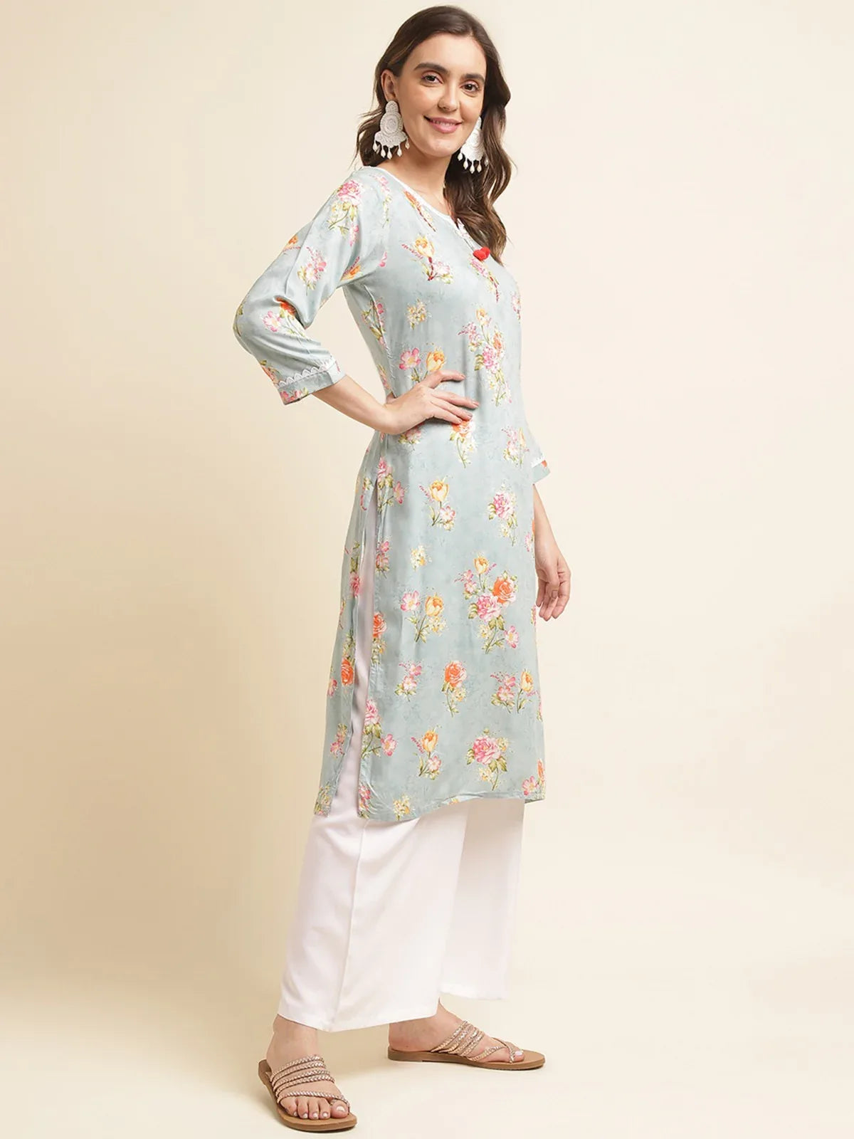 PRASUTI VOL 03 FESTIVE WEAR KURTI D.NO. K1930 - Anant Exports