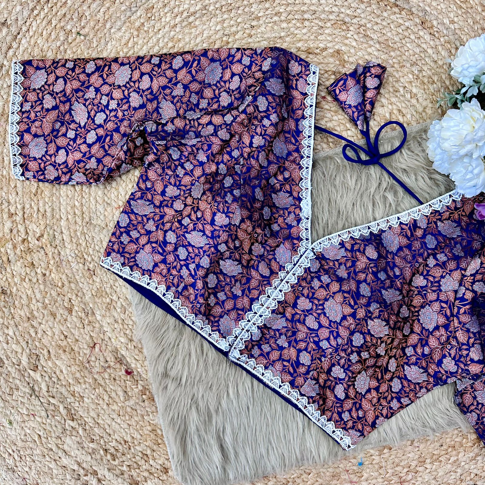 Fancy Banarasi Silk Blouse