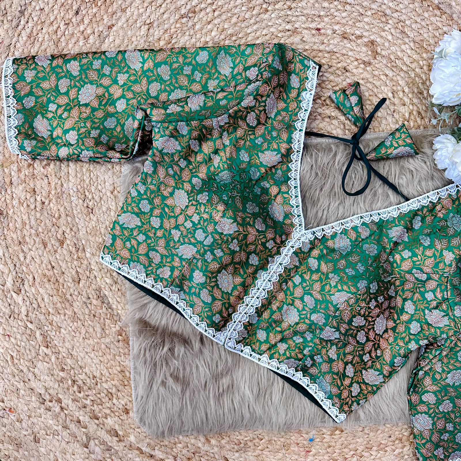 Fancy Banarasi Silk Blouse