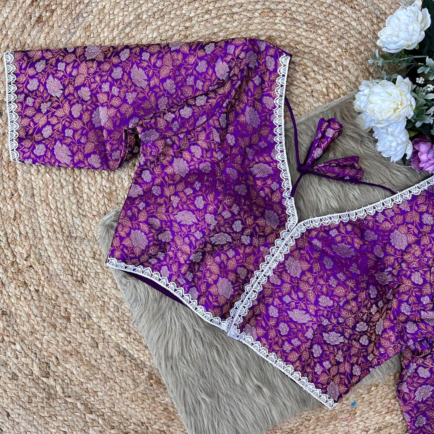 Fancy Banarasi Silk Blouse - Anant Exports