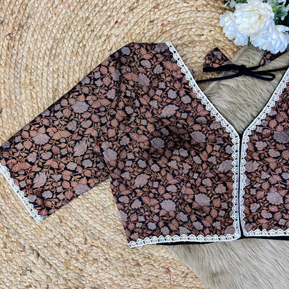 Fancy Banarasi Silk Blouse - Anant Exports