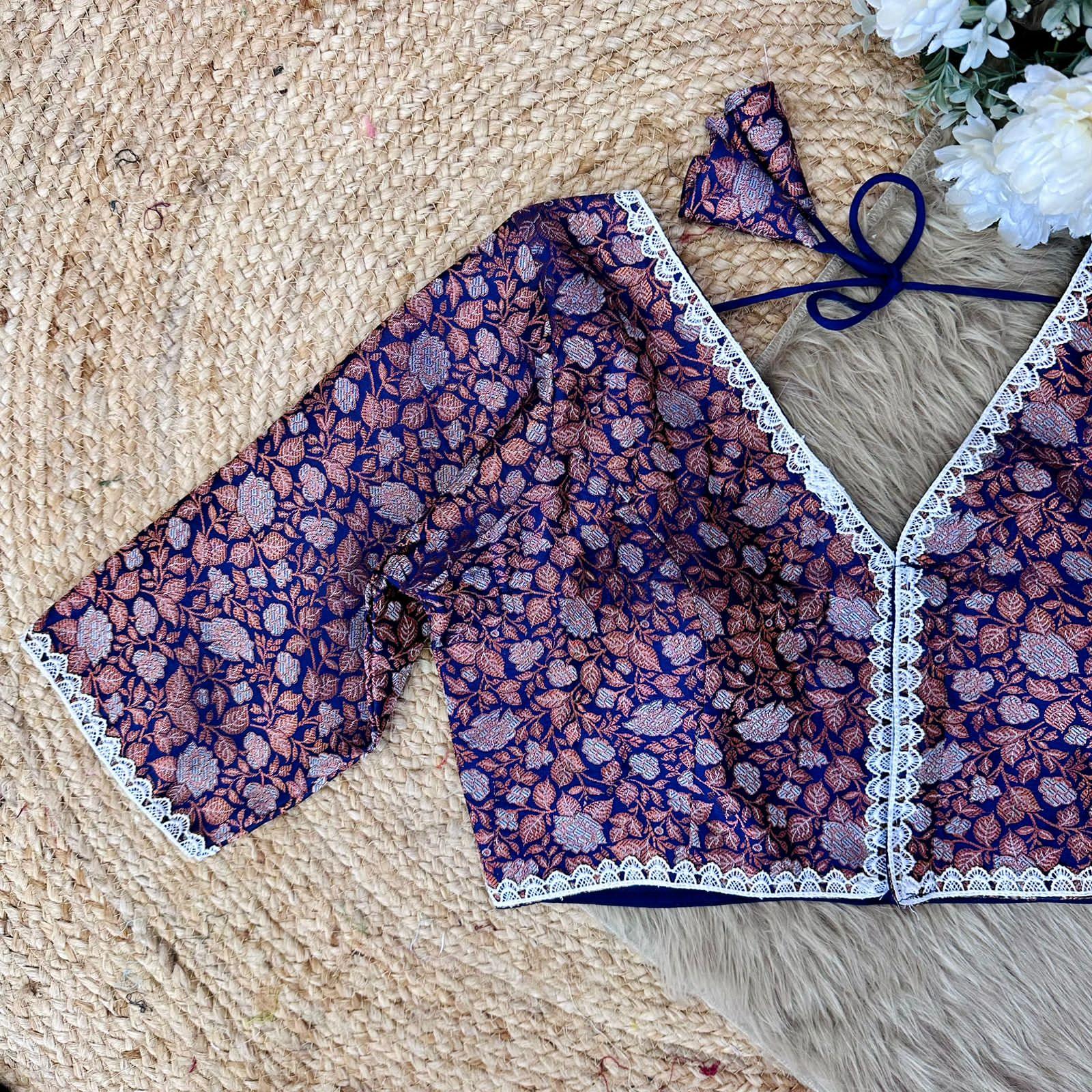 Fancy Banarasi Silk Blouse - Anant Exports
