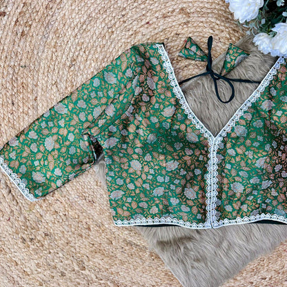 Fancy Banarasi Silk Blouse - Anant Exports
