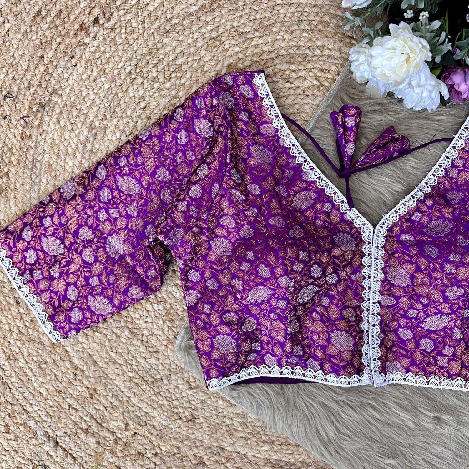 Fancy Banarasi Silk Blouse - Anant Exports