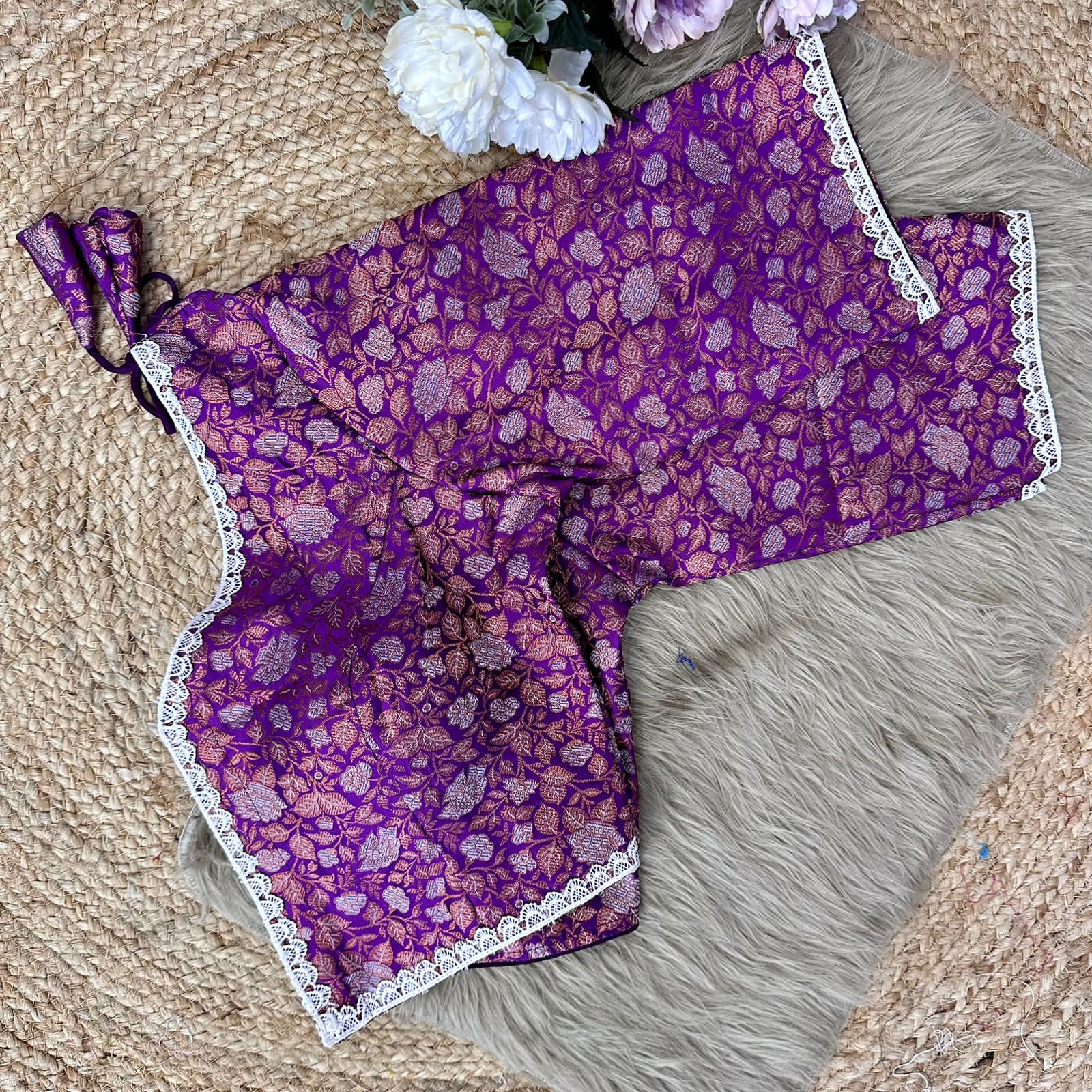 Fancy Banarasi Silk Blouse