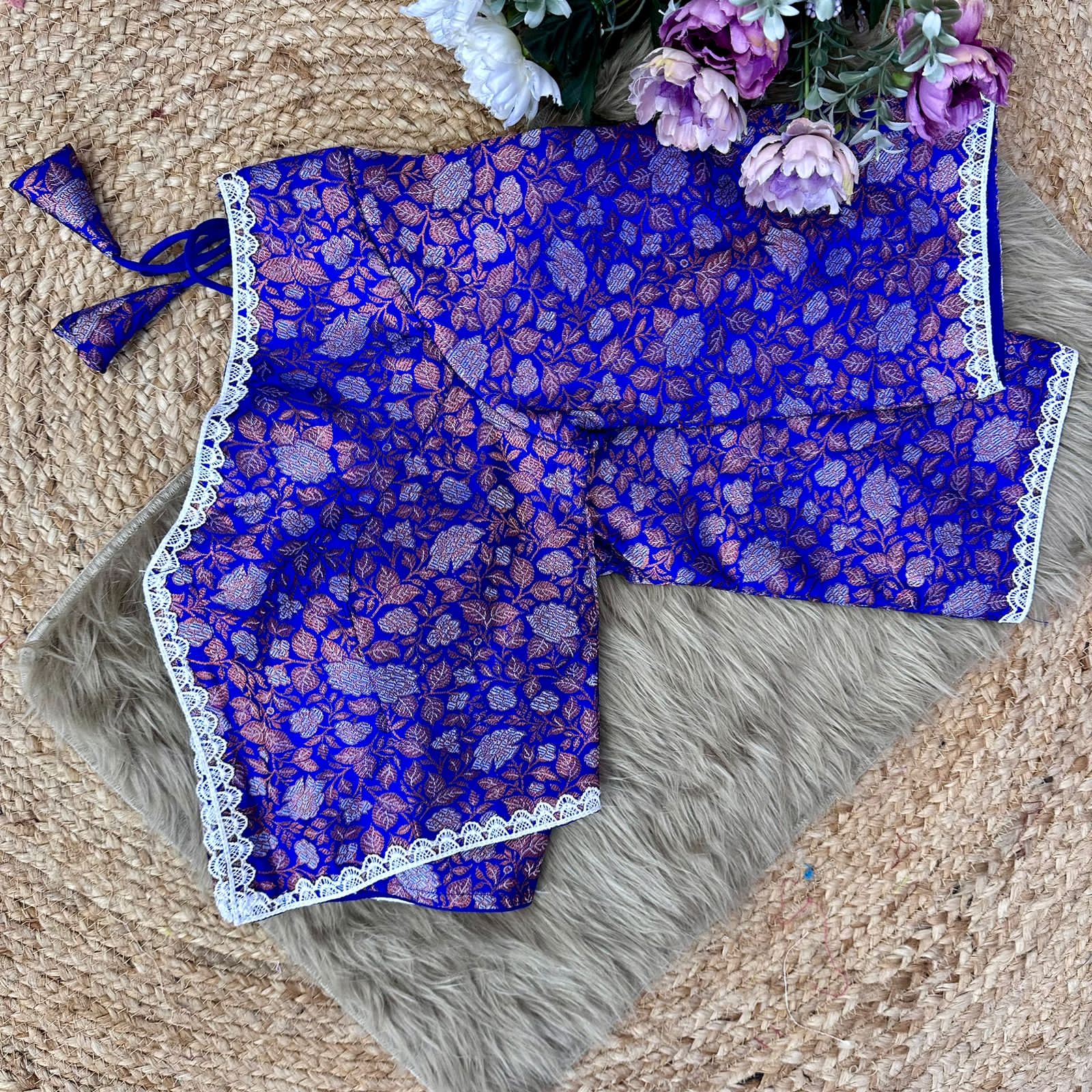 Fancy Banarasi Silk Blouse