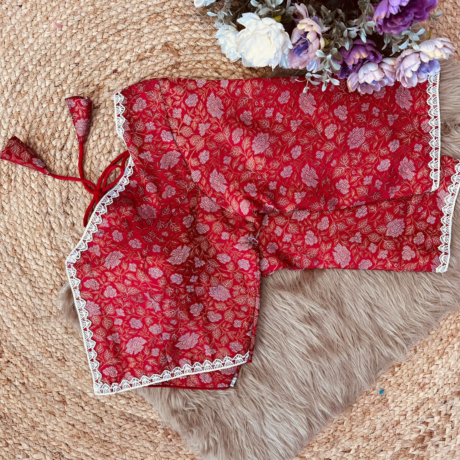 Fancy Banarasi Silk Blouse