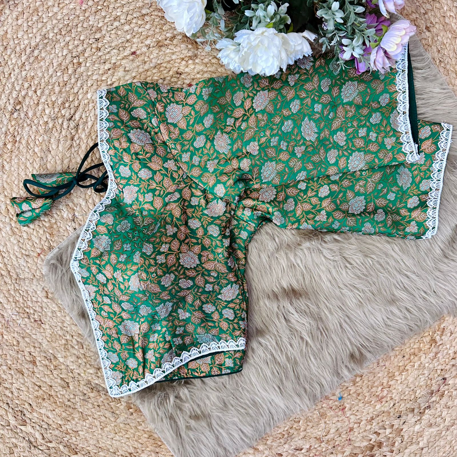 Fancy Banarasi Silk Blouse