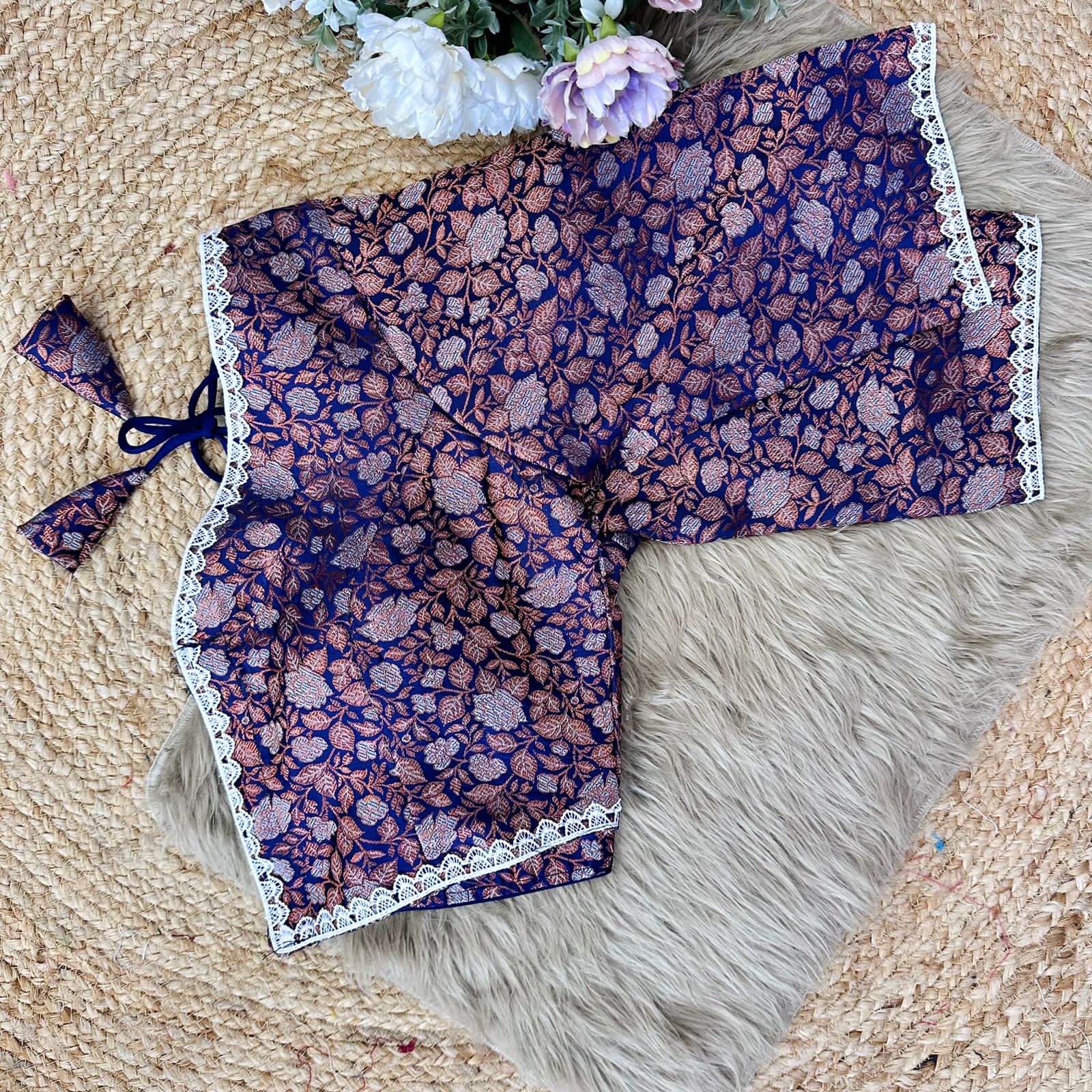 Fancy Banarasi Silk Blouse