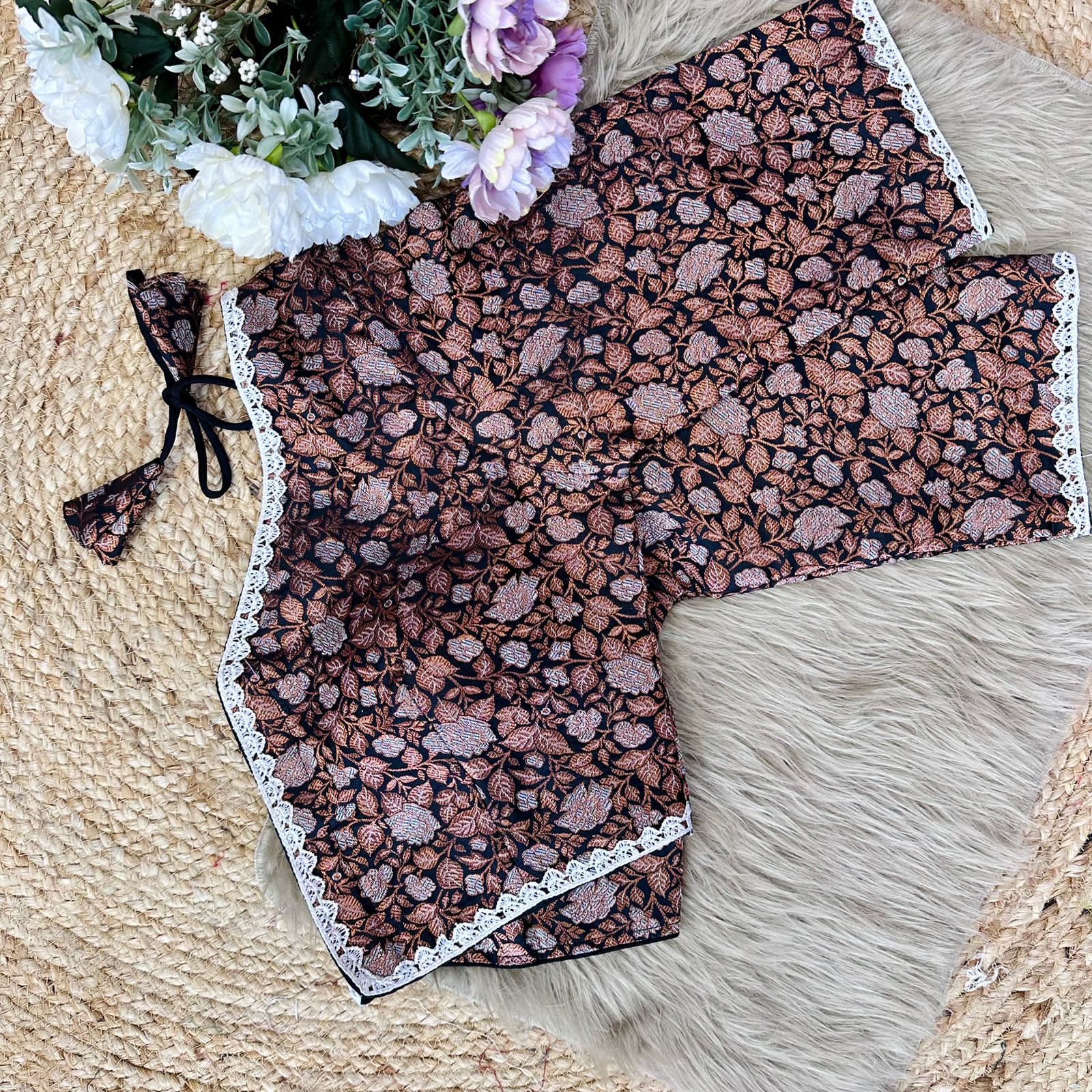 Fancy Banarasi Silk Blouse