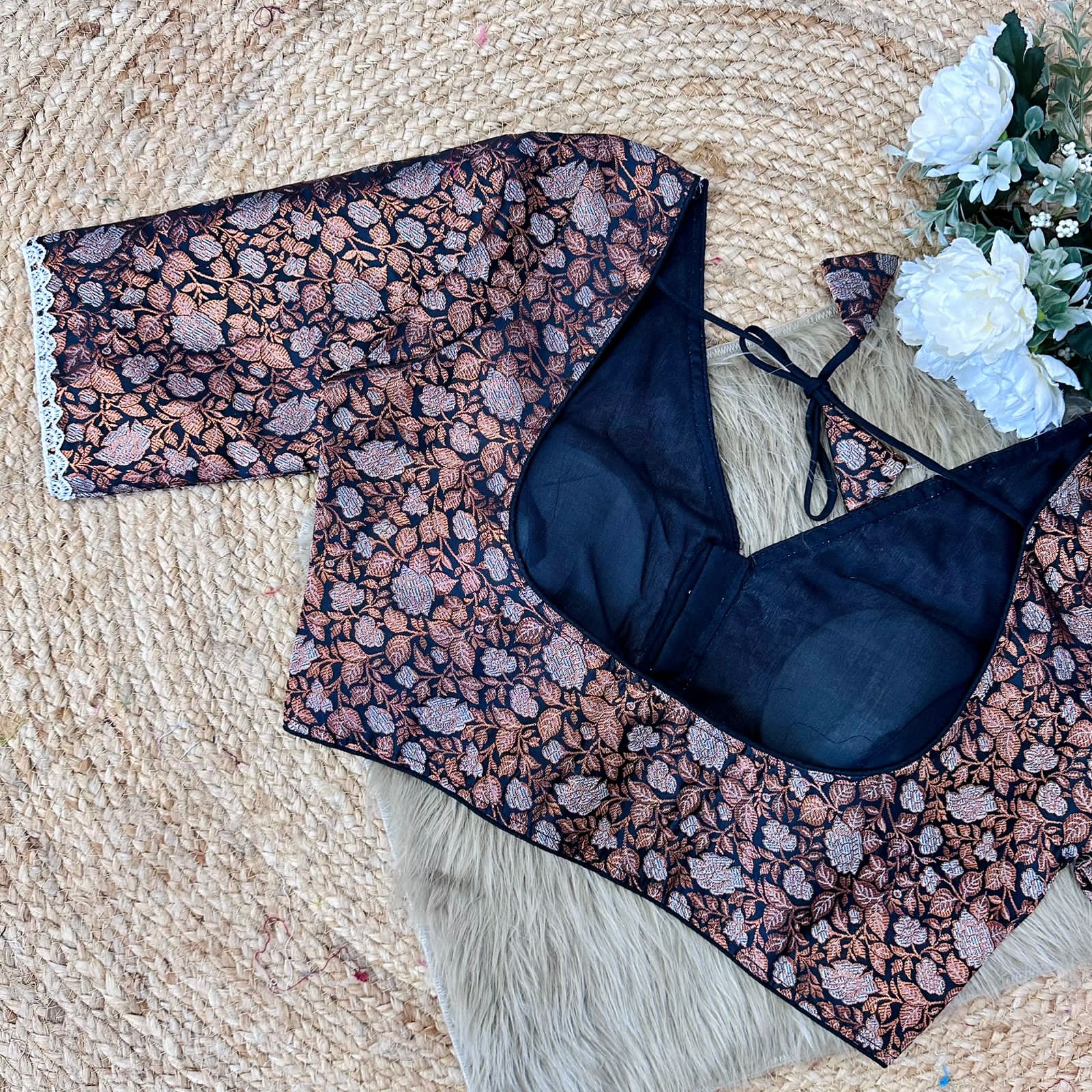 Fancy Banarasi Silk Blouse