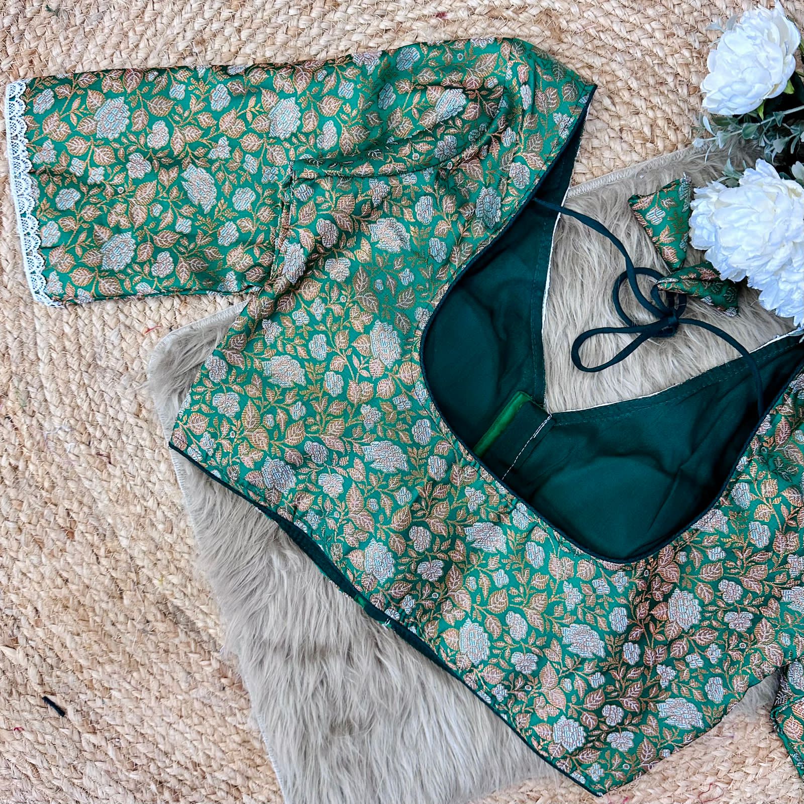 Fancy Banarasi Silk Blouse