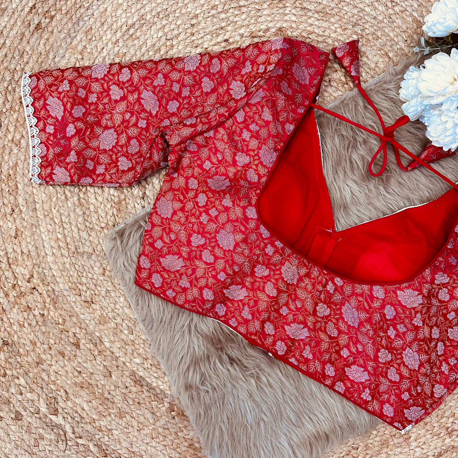 Fancy Banarasi Silk Blouse