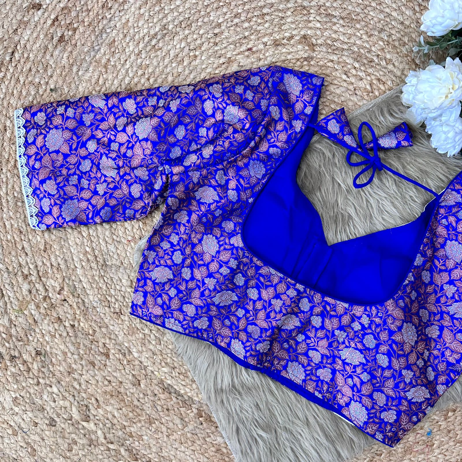 Fancy Banarasi Silk Blouse