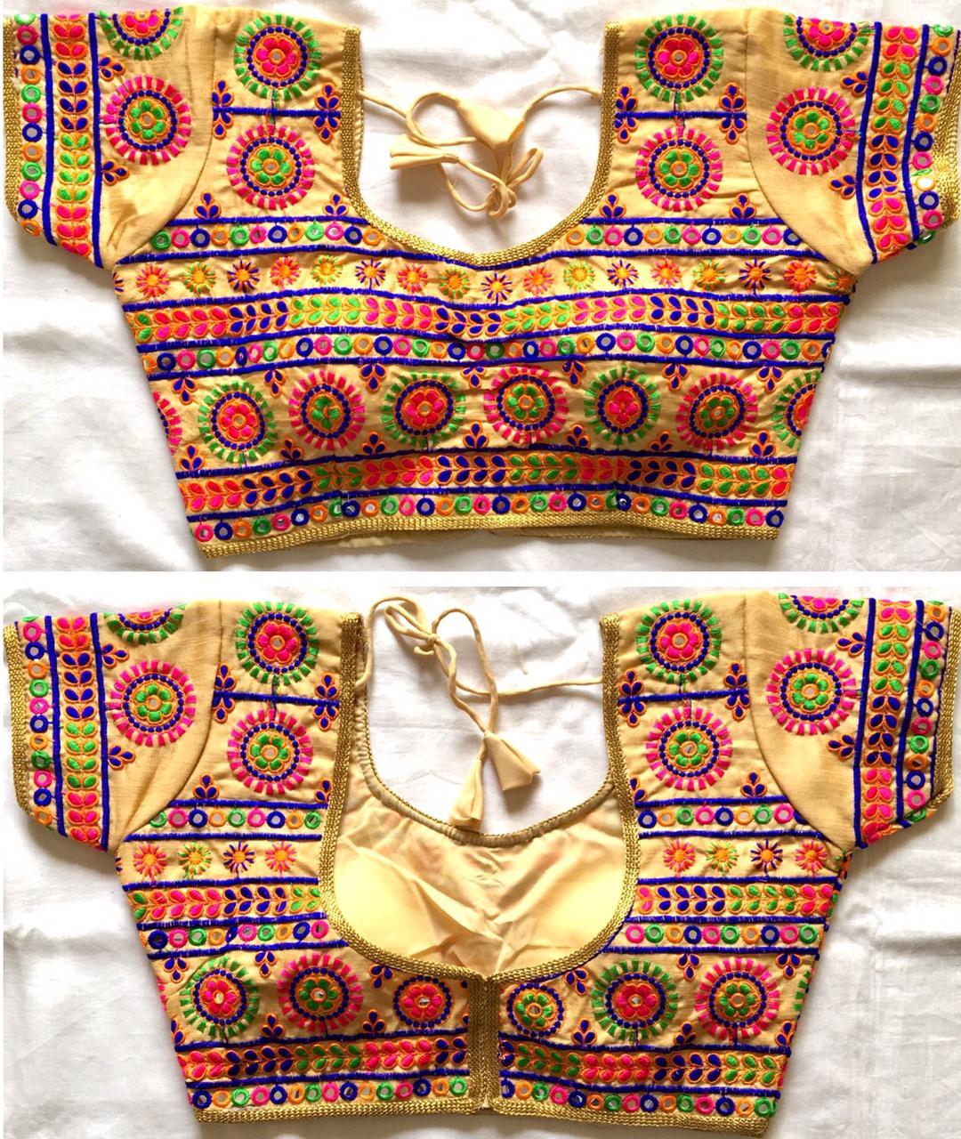 NAVRATRI SPECIAL GOLA LINE BLOUSE - Anant Exports