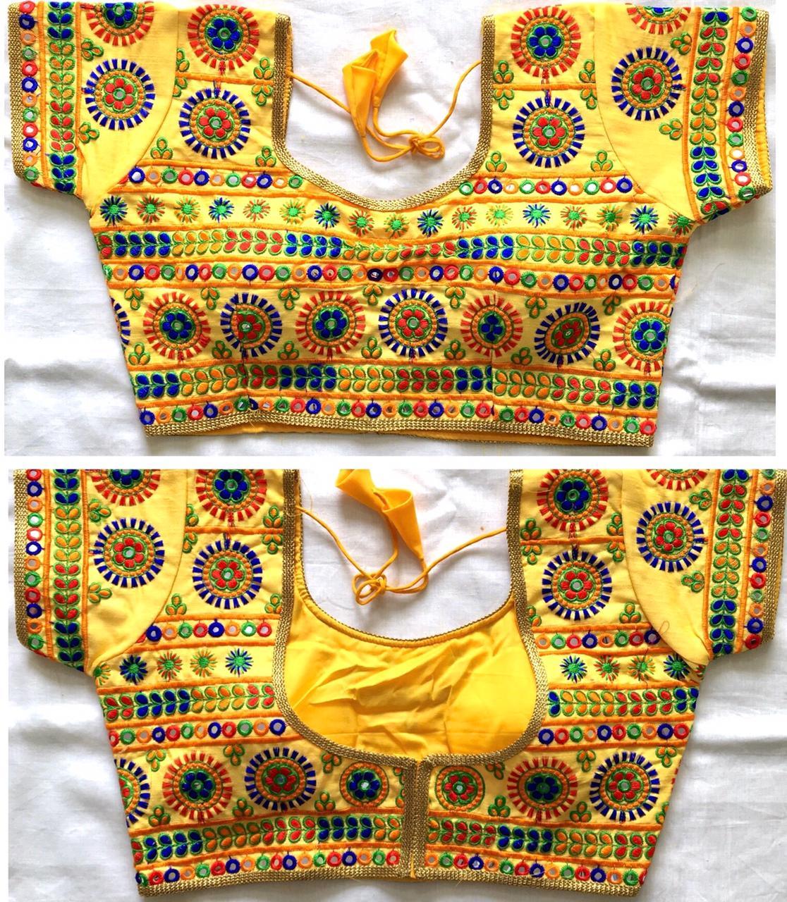 NAVRATRI SPECIAL GOLA LINE BLOUSE - Anant Exports
