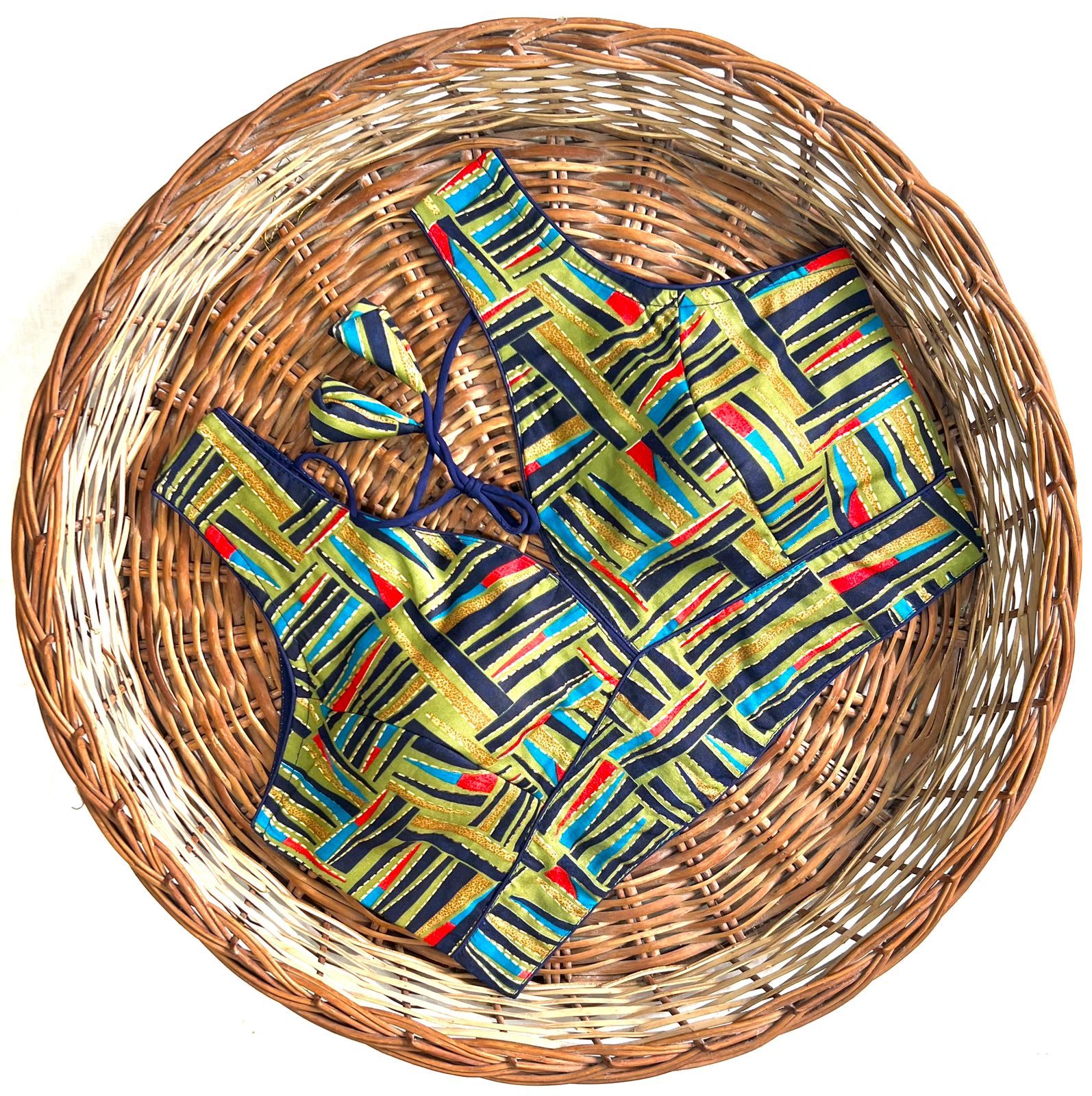 KISHORI COTTON FOIL PRINT BLOUSE