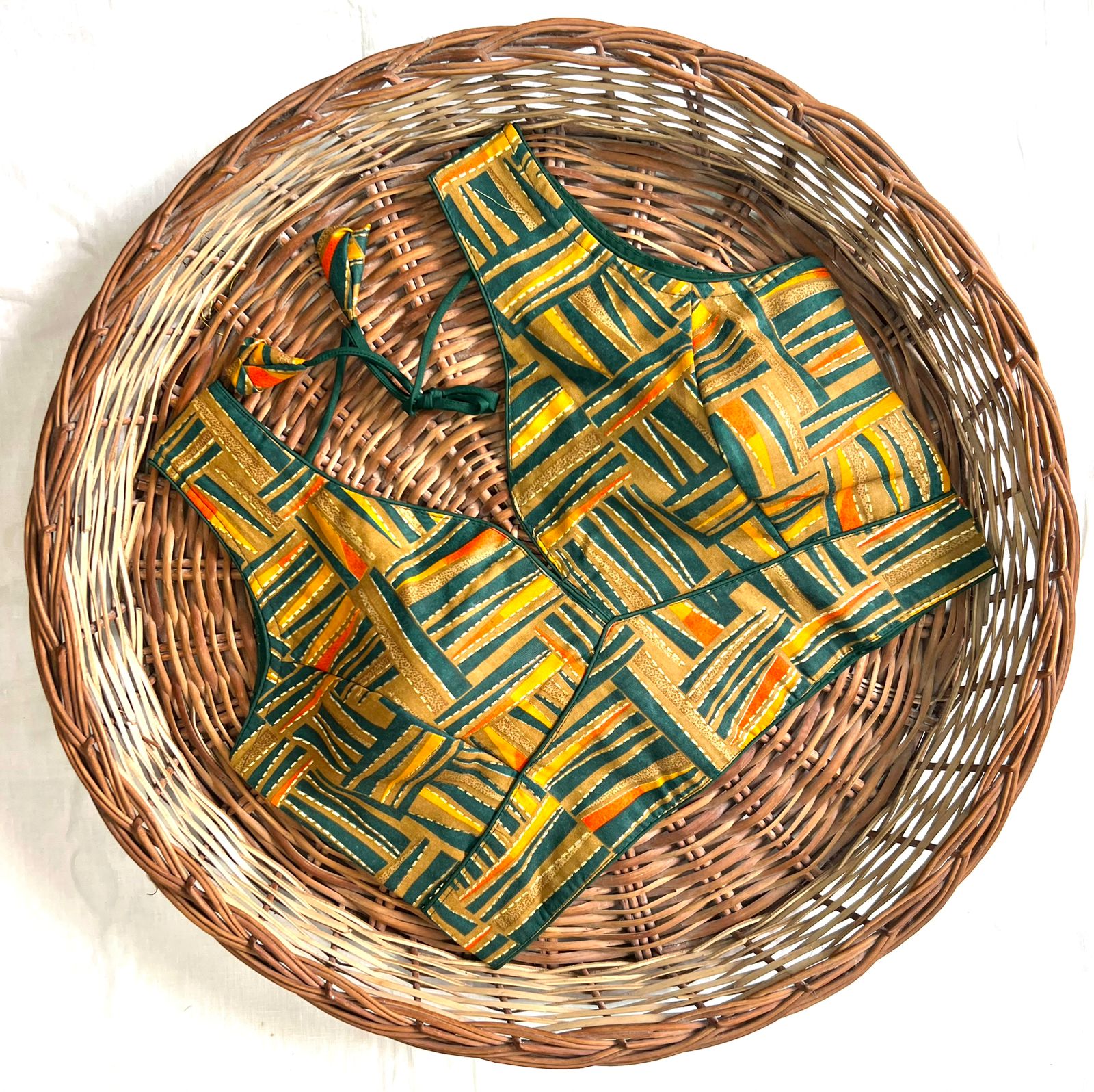 KISHORI COTTON FOIL PRINT BLOUSE