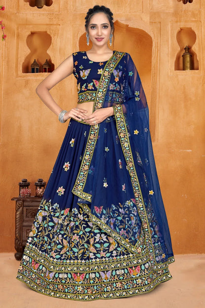 READYMADE CROP TOP LEHENGA D.NO. C1943 - Anant Exports