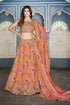 PARTY WEAR PRINTED SEQUINS WORK LEHENGA - Anant Exports