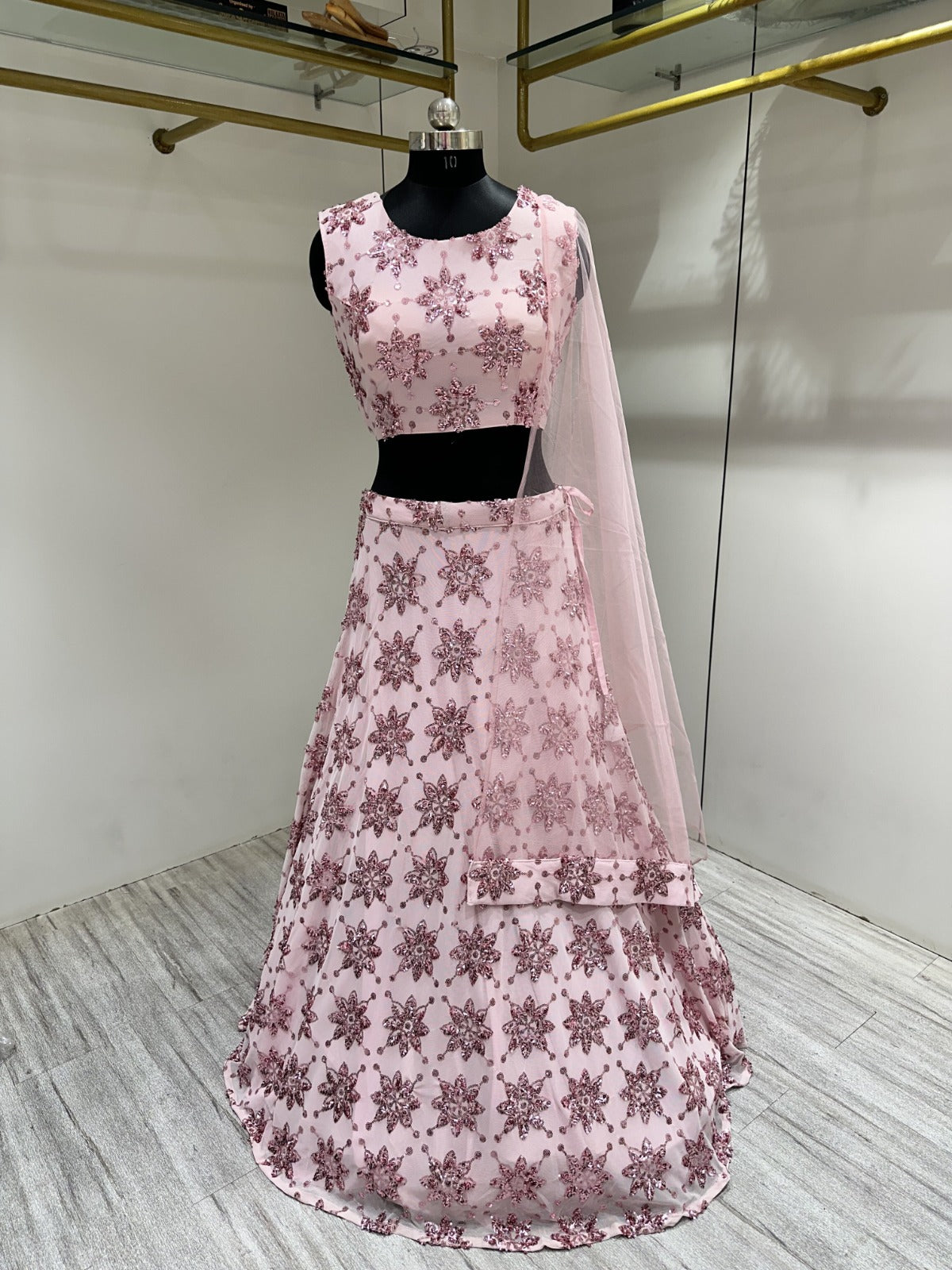 READYMADE CROP TOP LEHENGA D.NO. C1904
