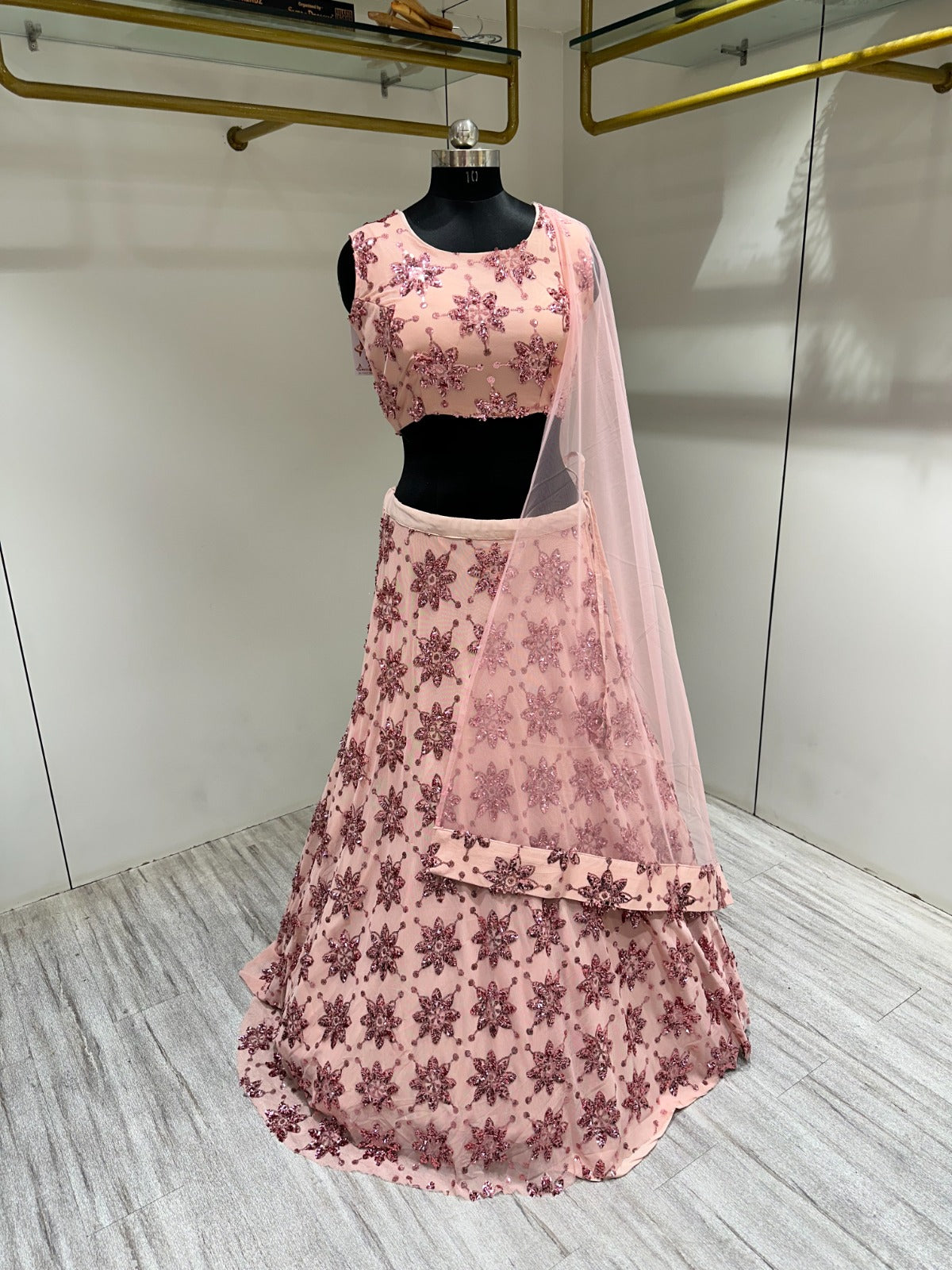 READYMADE CROP TOP LEHENGA D.NO. C1904