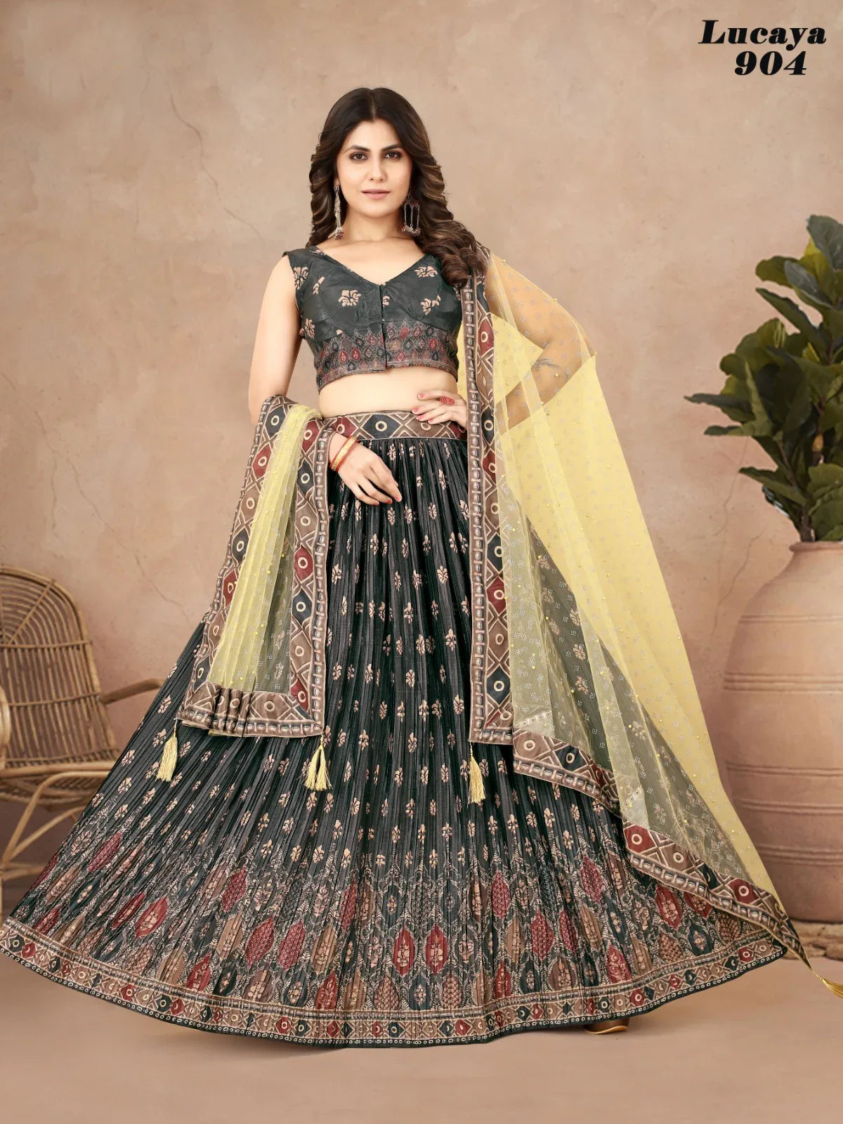 Lucaya Vol 9 Party Wear Lehenga Choli D.No. 904 - Anant Exports