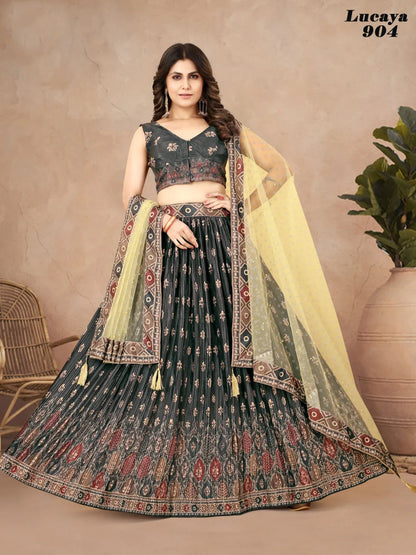 Lucaya Vol 9 Party Wear Lehenga Choli D.No. 904 - Anant Exports