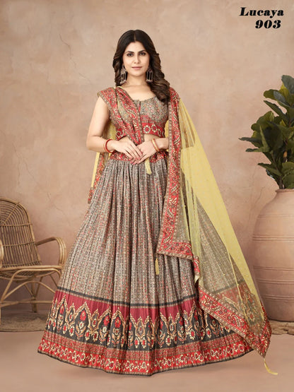 Lucaya Vol 9 Party Wear Lehenga Choli D.No. 903 - Anant Exports