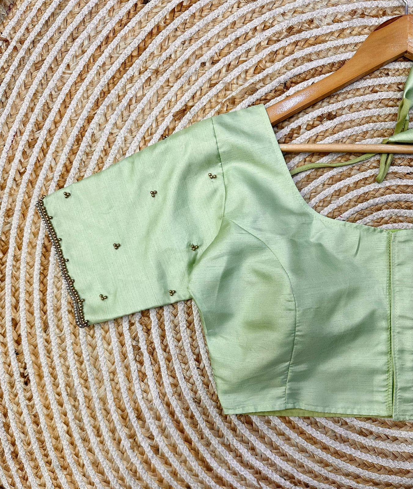 Festival Wear Blooming Silk Blouse