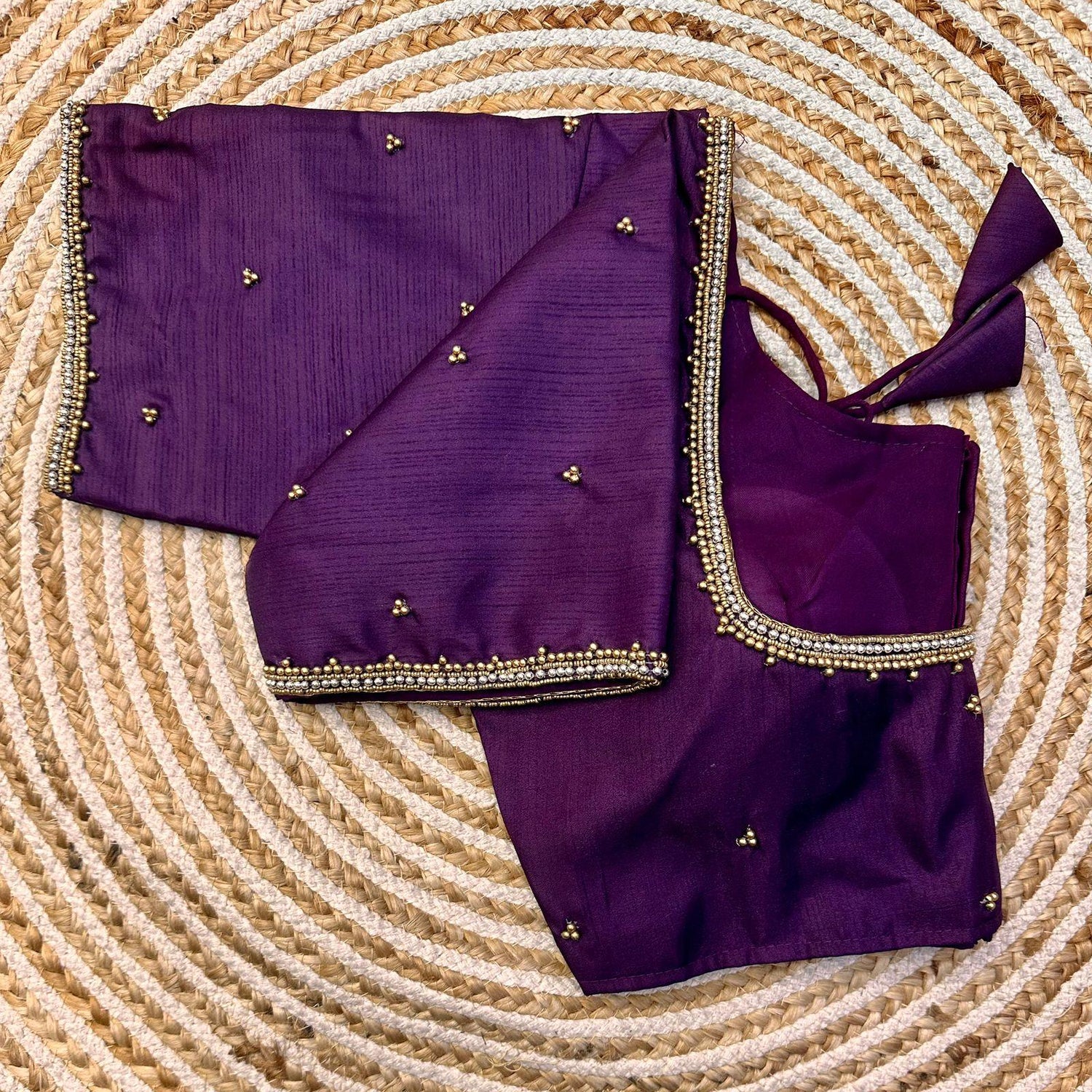 Festival Wear Blooming Silk Blouse