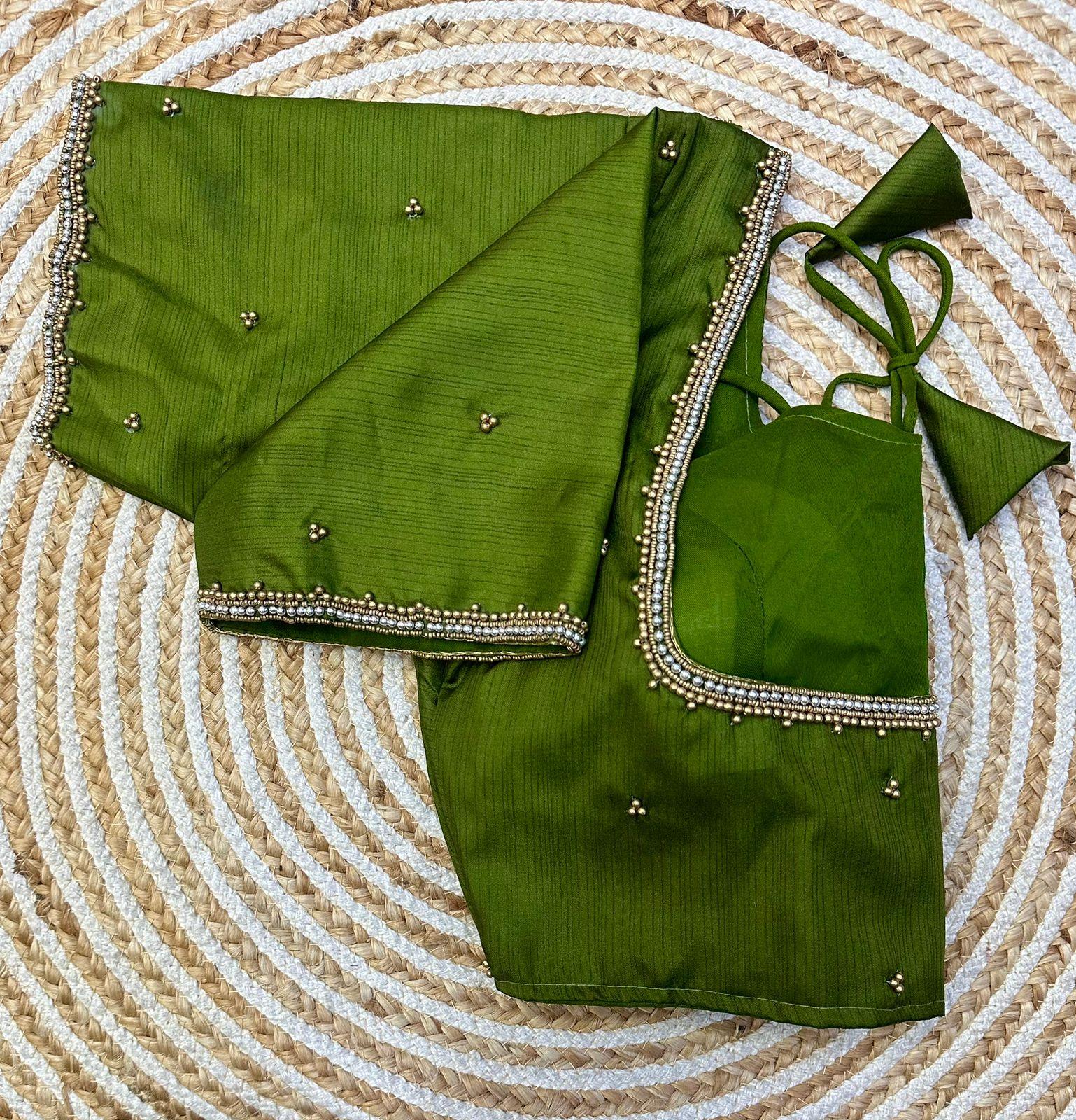 Festival Wear Blooming Silk Blouse - Anant Exports