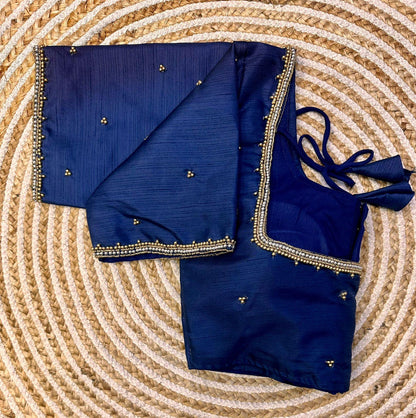 Festival Wear Blooming Silk Blouse - Anant Exports