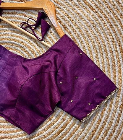 Festival Wear Blooming Silk Blouse