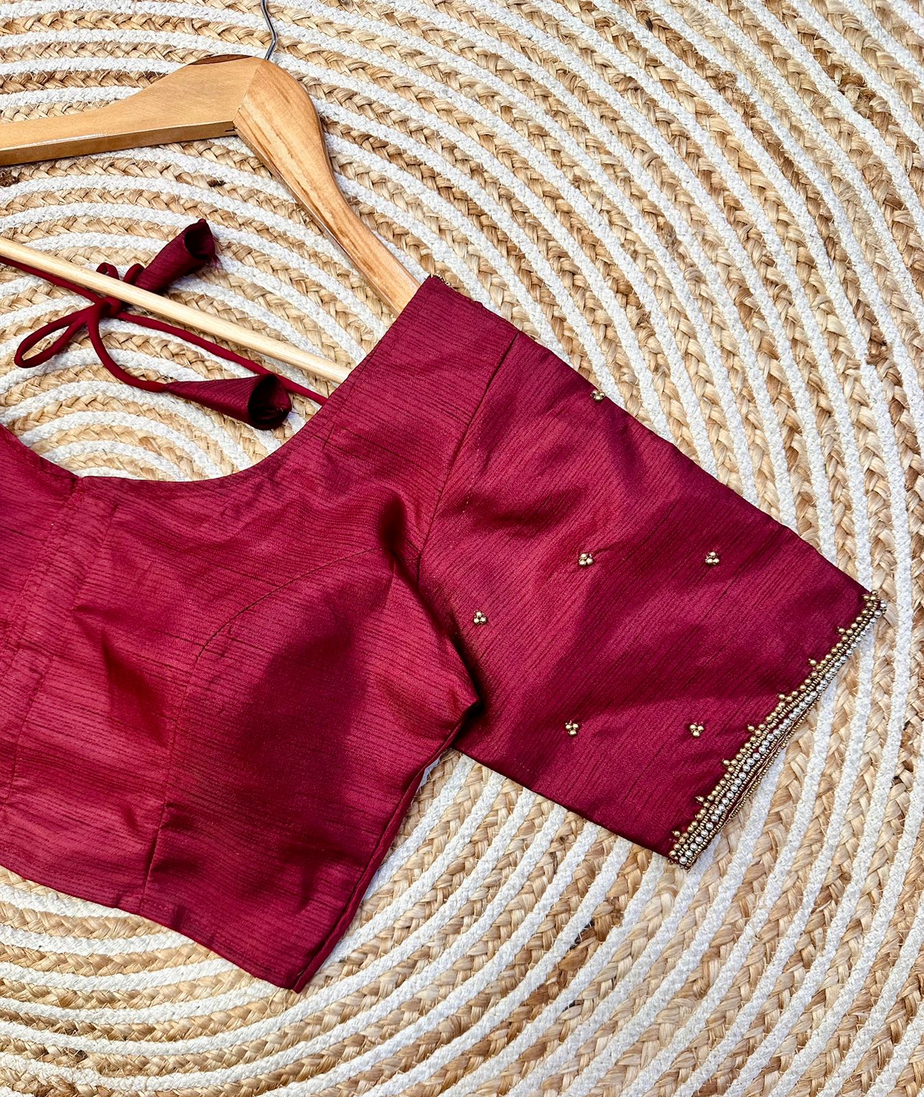 Festival Wear Blooming Silk Blouse