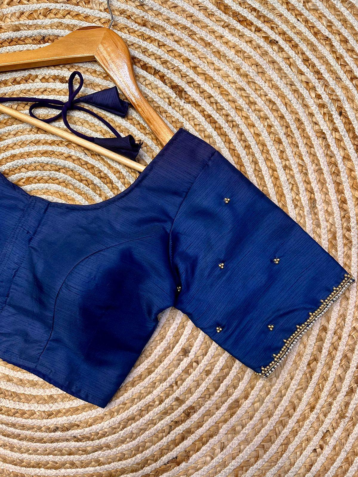 Festival Wear Blooming Silk Blouse - Anant Exports
